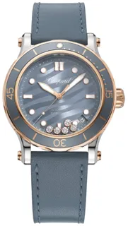 Chopard Happy Sport 278587-6001 Yellow gold and Stainless steel Blue