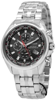 Citizen H804 Sport Chrono AT8200-87E Stainless steel Black