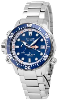 Citizen Aqualand Eco-Drive Super Titanium BN2041-81L Titanium Blue