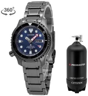 Citizen Super Titanium Divers Lmt Ed NY0107-85L Titanium Blue