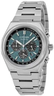 Citizen Super Titanium Eco Drive Chrono CA4610-85X Titanium Green