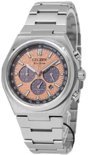 Citizen Super Titanium Eco Drive Chrono CA4610-85Z Titanium Orange