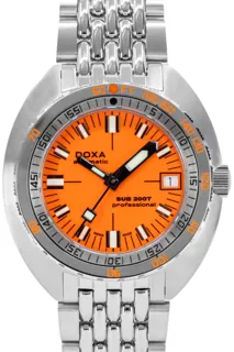 Doxa Sub 200 804.10.351.10 Stainless steel Orange