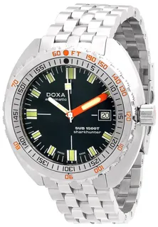 Doxa Sub 1500T Sharkhunter 883.10.101.10 Stainless steel Black