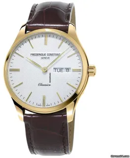 Frédérique Constant Classics FC-225ST5B5 Yellow gold and Stainless steel White