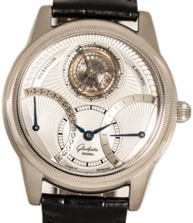 Glashütte Alfred Helwig Tourbillon 2 41-02-04-05-06 Platinum Silver