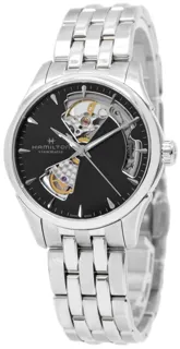 Hamilton Jazzmaster Open Heart H32215130 Stainless steel Black