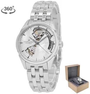 Hamilton Jazzmaster Open Heart H32215190 Stainless steel White