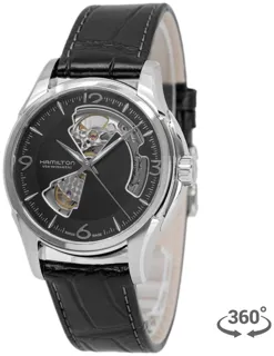 Hamilton Jazzmaster Open Heart H32565735 Stainless steel Black