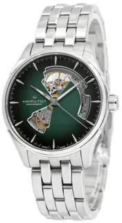 Hamilton Jazzmaster Open Heart H32675160 Stainless steel Green