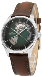 Hamilton Jazzmaster Open Heart H32675560 Stainless steel Green