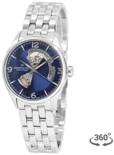 Hamilton Jazzmaster Open Heart H32705141 Stainless steel Blue