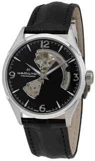 Hamilton Jazzmaster Open Heart H32705731 Stainless steel Black