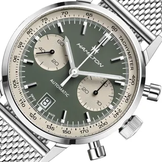 Hamilton Intra-Matic H38416160 Stainless steel Green