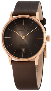 Hamilton Intra-Matic H38465501 Stainless steel Brown