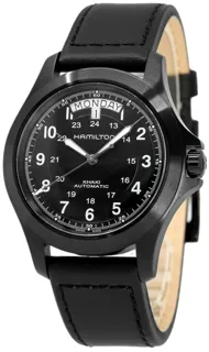 Hamilton Khaki Field King H64465733 Stainless steel Black