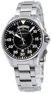 Hamilton Khaki Aviation H64615135 Stainless steel Black