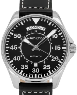 Hamilton Khaki Aviation H64615735 Stainless steel Black