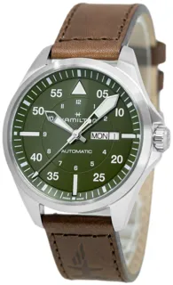 Hamilton Khaki Aviation H64635560 Stainless steel Green