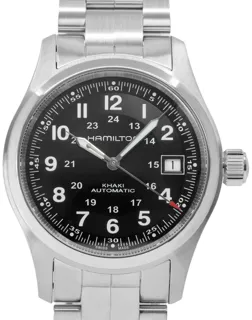 Hamilton Khaki Field H70455133 Stainless steel Black