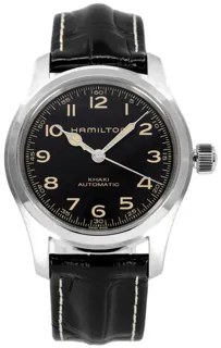 Hamilton Khaki Field H70605731 Stainless steel Black