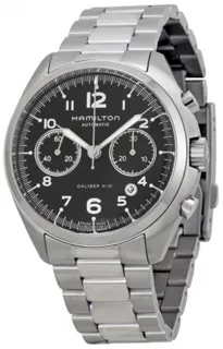 Hamilton Khaki Aviation H76416135 Stainless steel Black