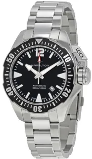 Hamilton Khaki Navy Frogman H77605135 Stainless steel Black