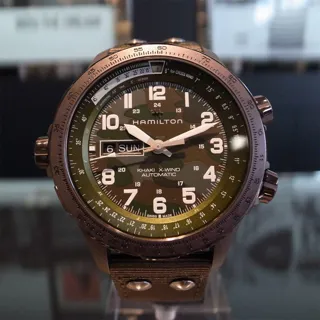 Hamilton Khaki Aviation H77775960 Stainless steel Green