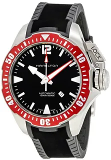 Hamilton Khaki Navy Frogman H77805335 Titanium Black