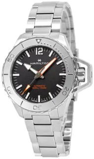 Hamilton Khaki Navy Frogman H77815130 Stainless steel Black