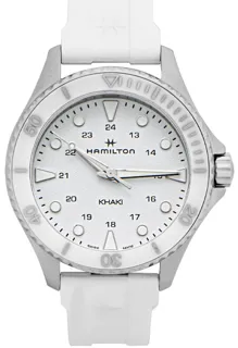 Hamilton Khaki Navi Scuba H82221310 Stainless steel White