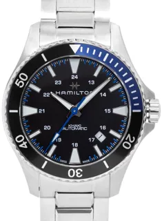 Hamilton Khaki Navy Scuba H82315131 Stainless steel Black