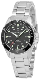 Hamilton Khaki Navi Scuba Auto H82515130 Stainless steel Black