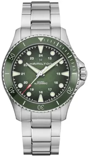 Hamilton Khaki Navy Scuba H82525160 Stainless steel Green