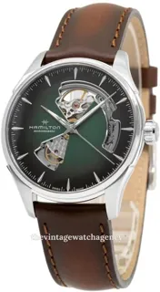 Hamilton Jazzmaster H32675560 40mm Stainless steel Green