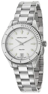 Hamilton Jazzmaster Seaview H37411911 37mm Stainless steel White