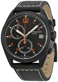 Hamilton Khaki Aviation H76582733 Stainless steel and Black PVD Black