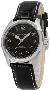 Hamilton Khaki Field H70405730 Stainless steel Black