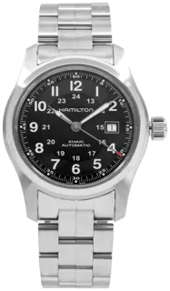 Hamilton Khaki Field H70515137 Stainless steel Black