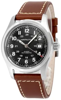 Hamilton Khaki Field H70555533 Stainless steel Black