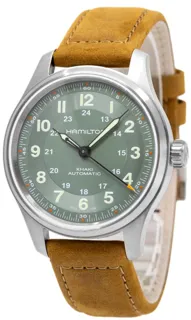 Hamilton Khaki Field Titanium H70545560 Titanium Green