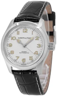 Hamilton Khaki Field H70405710 Stainless steel White