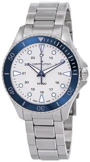 Hamilton Khaki Navy Scuba H82231150 Stainless steel White