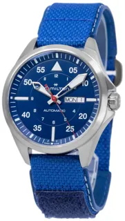 Hamilton Khaki Aviation H64655941 Titanium Blue