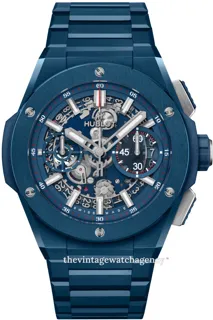 Hublot Big Bang 451.EX.5123.EX 42mm blue ceramic Skeletonized