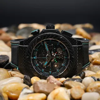 Hublot King Power 719.QM.1729.NR.FAD11 48mm Carbon fiber Black