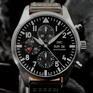 IWC Pilot IW377709 43mm Stainless steel Black