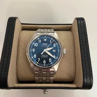 IWC Pilot Mark IW327016 40mm Stainless steel Blue