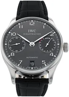 IWC Portugieser IW500106 White gold Gray