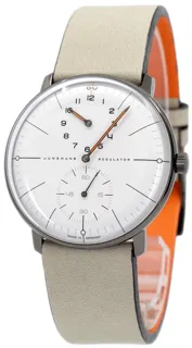 Junghans Regulator RRP 27/3190.02 Stainless steel White